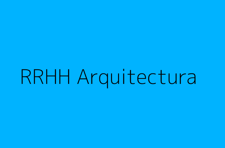 RRHH Arquitectura